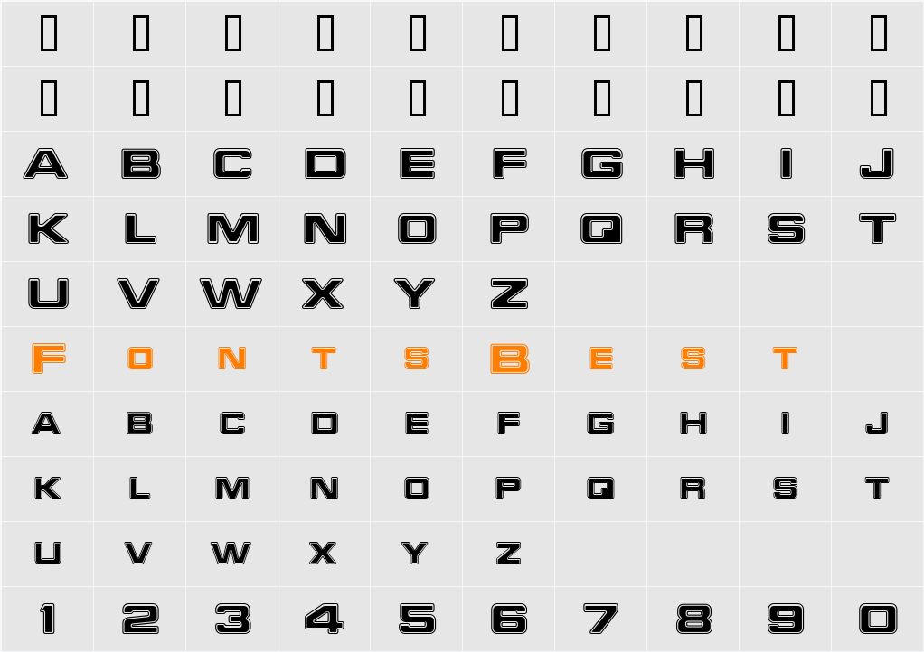 RedAlert Character Map