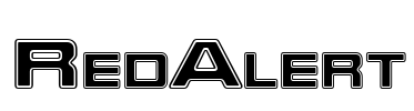 RedAlert Font Image