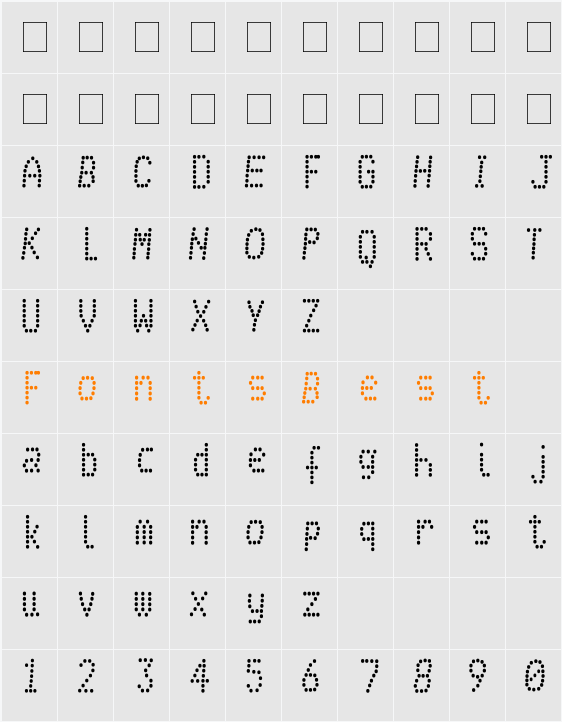 J_NAKL_ Character Map