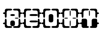 REOXY Font Image