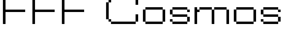 FFF Cosmos Font Image