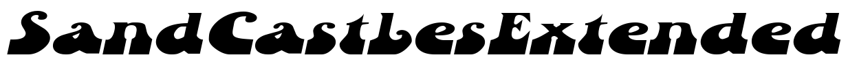 SandCastlesExtended Font Image