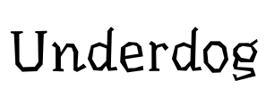 Underdog Font Image