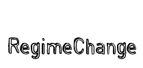 RegimeChange Font Image