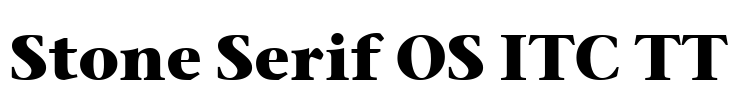 Stone Serif OS ITC TT