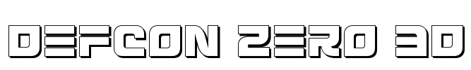 Defcon Zero 3D