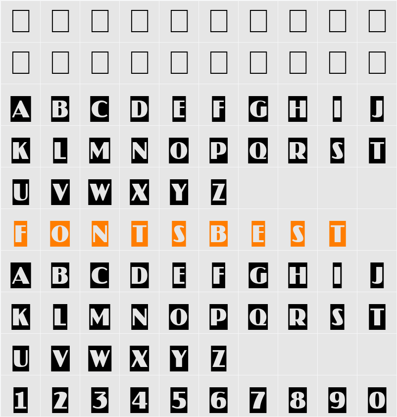 a_JasperCm Character Map