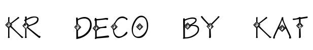 KR Deco by Kat Font Image