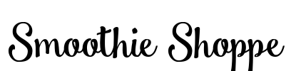 Smoothie Shoppe Font Image