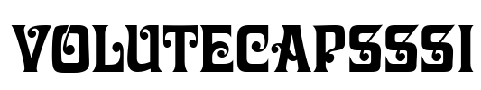 VoluteCapsSSi Font Image
