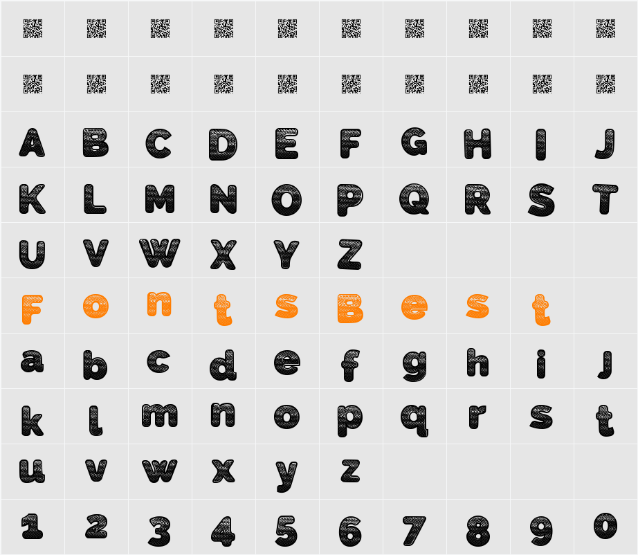 SlickWave Character Map