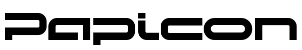 Papicon Font Image