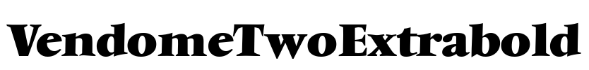 VendomeTwoExtrabold