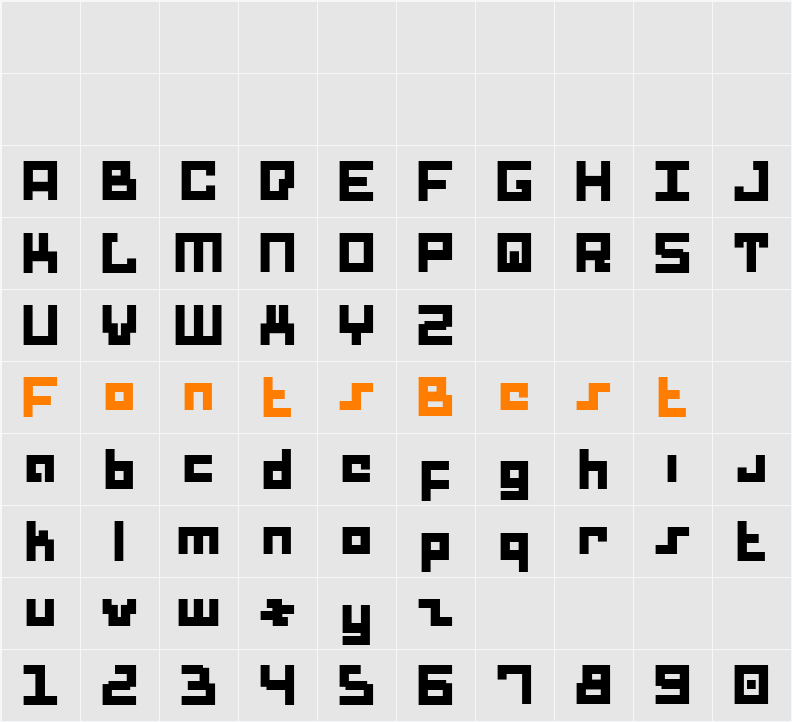 Drid Herder Solid Character Map