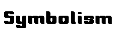 Symbolism Font Image