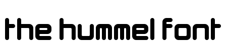 The Hummel Font Font Image