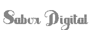 Sabor Digital Font Image