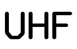 UHF Font Image