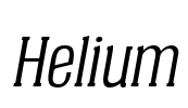 Helium Font Image