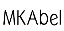 MKAbel Font Image