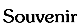 Souvenir Font Image