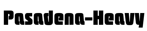Pasadena-Heavy Font Image