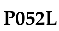 P052L Font Image