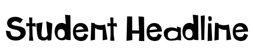 Student Headline