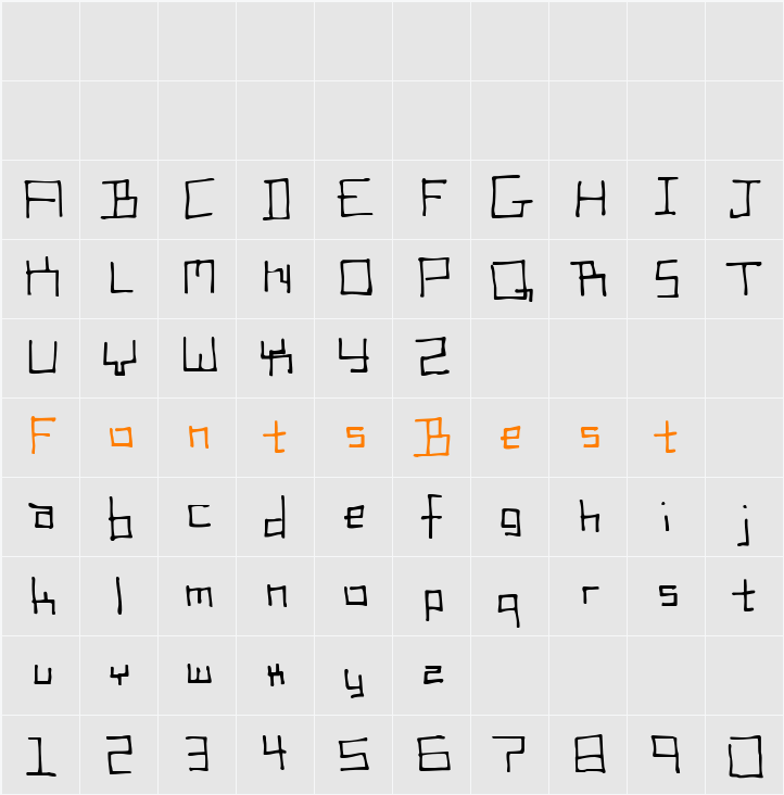 SCSI Port Character Map