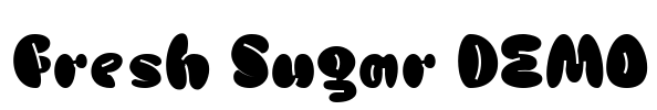 Fresh Sugar DEMO Font Image