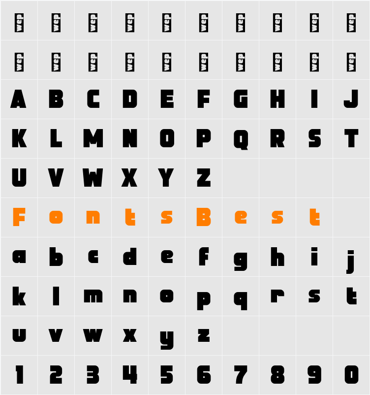 n Nande Character Map