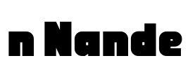 n Nande Font Image