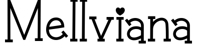 Mellviana Font Image