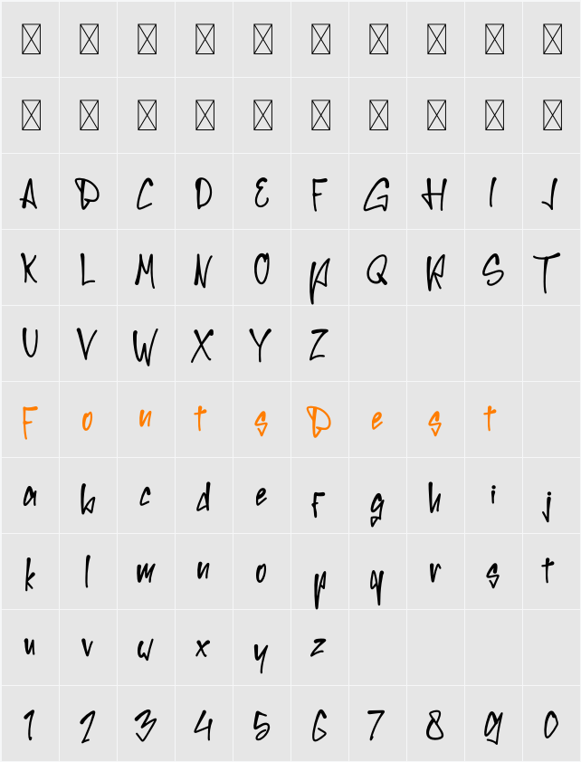 Sion Possible Demo Character Map