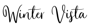 Winter Vista Font Image