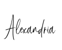 Alexandria Font Image