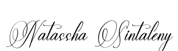 Natassha Sintaleny Font Image