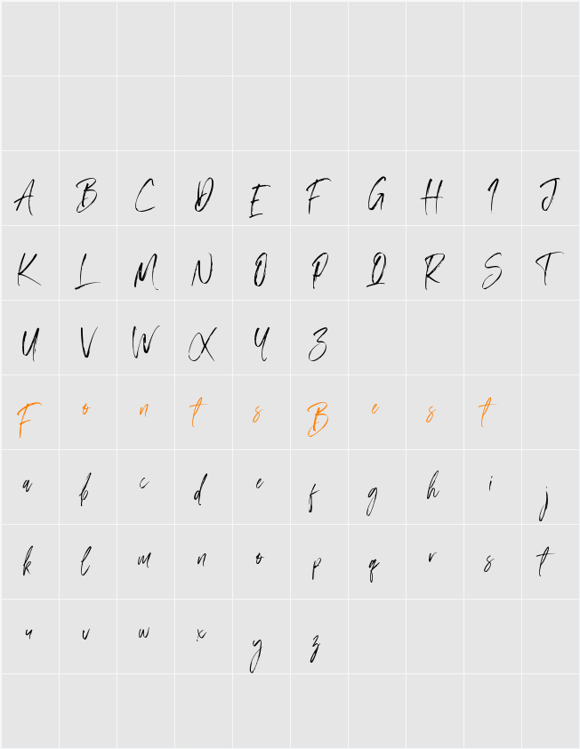Amourist Character Map