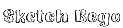 Sketch Bego Font Image