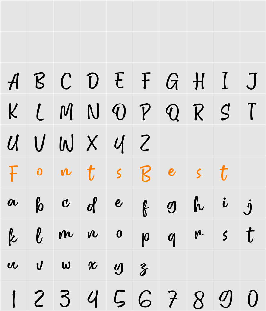Whistle Melody Character Map
