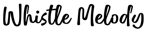Whistle Melody Font Image