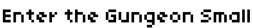 Enter the Gungeon Small Font Image