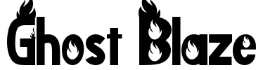 Ghost Blaze Font Image