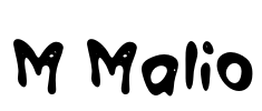 M Malio Font Image