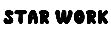 Star Work Font Image