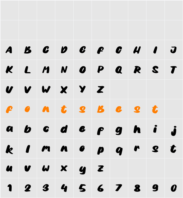 Bobaniac Character Map