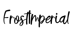 FrostImperial Font Image