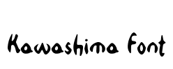Kawashima Font Font Image