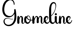 Gnomeline Font Image