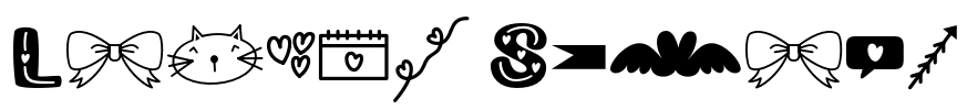 Loving Stroke Font Image